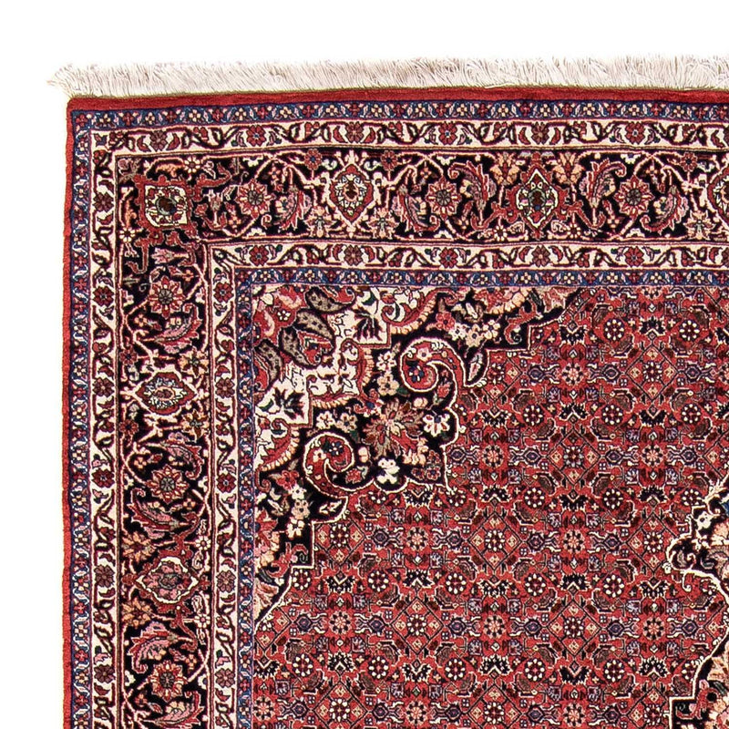 Tapis persan - Bidjar - 230 x 175 cm - rouge foncé