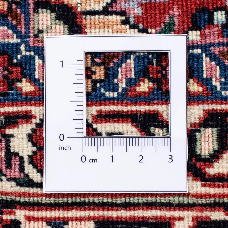 Tapis persan - Bidjar - 230 x 175 cm - rouge foncé