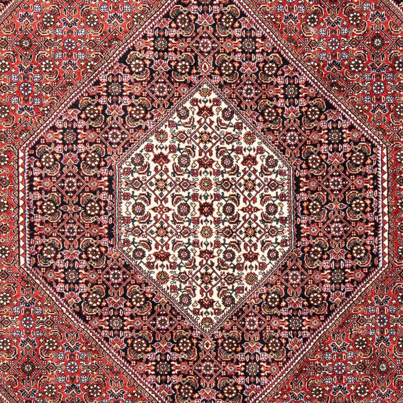 Tapis persan - Bidjar - 234 x 168 cm - rouge clair