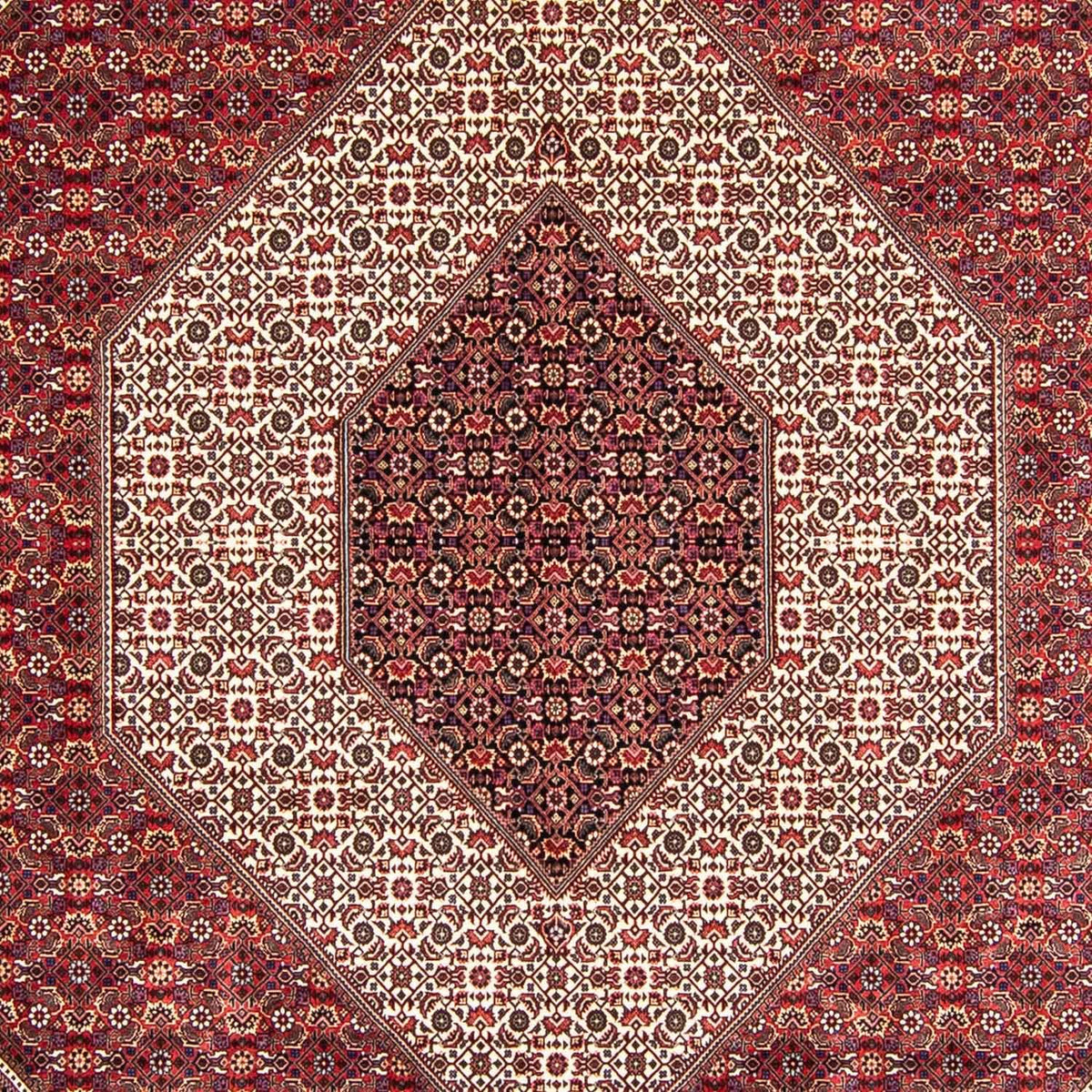 Tapis persan - Bidjar - 360 x 250 cm - rouge foncé