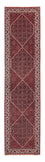 Tapis de couloir Tapis persan - Bidjar - 350 x 83 cm - rouge foncé
