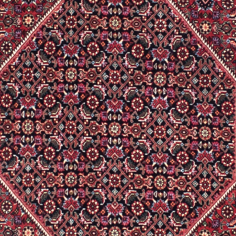 Tapis de couloir Tapis persan - Bidjar - 291 x 84 cm - rouge foncé