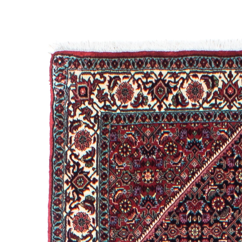 Tapis de couloir Tapis persan - Bidjar - 291 x 84 cm - rouge foncé