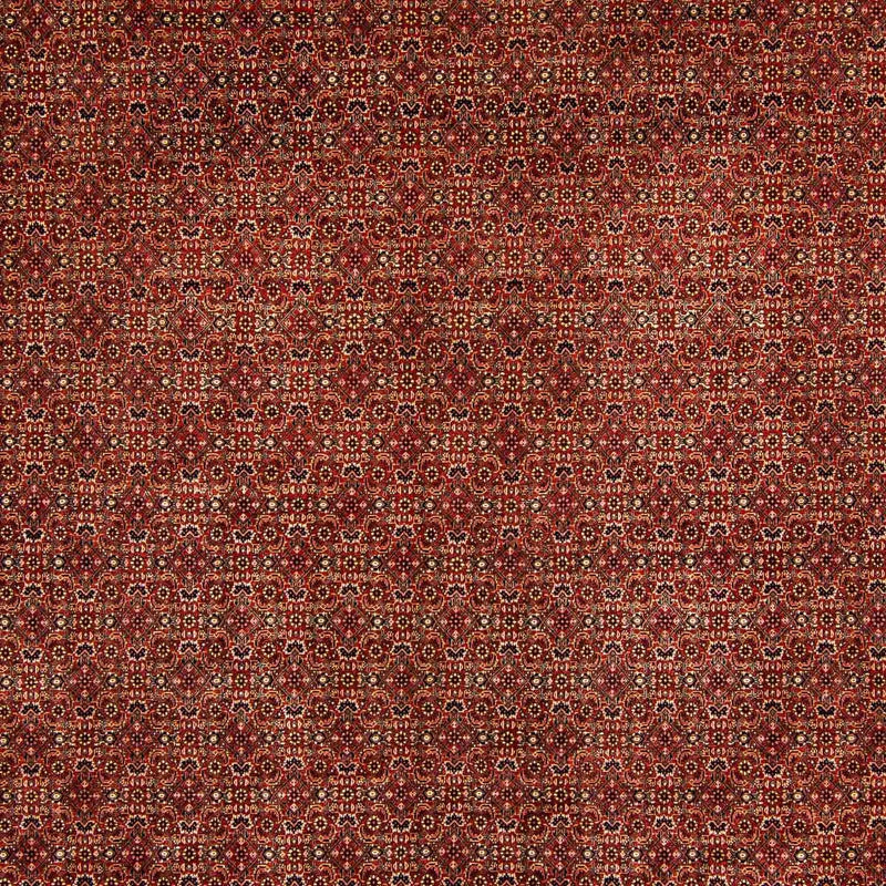 Tapis persan - Bidjar - 384 x 300 cm - rouge foncé