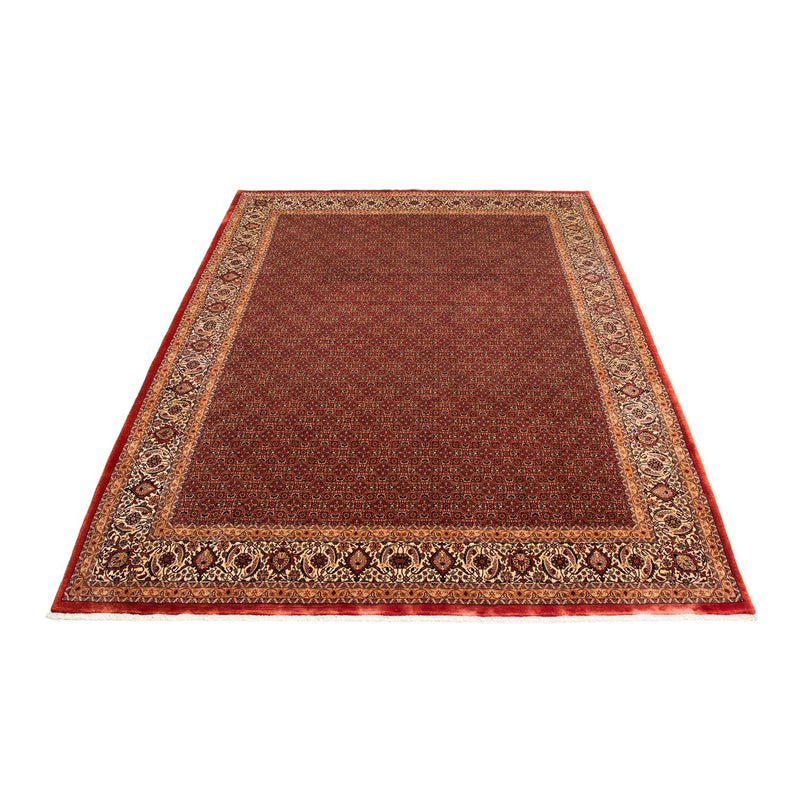 Tapis persan - Bidjar - 384 x 300 cm - rouge foncé