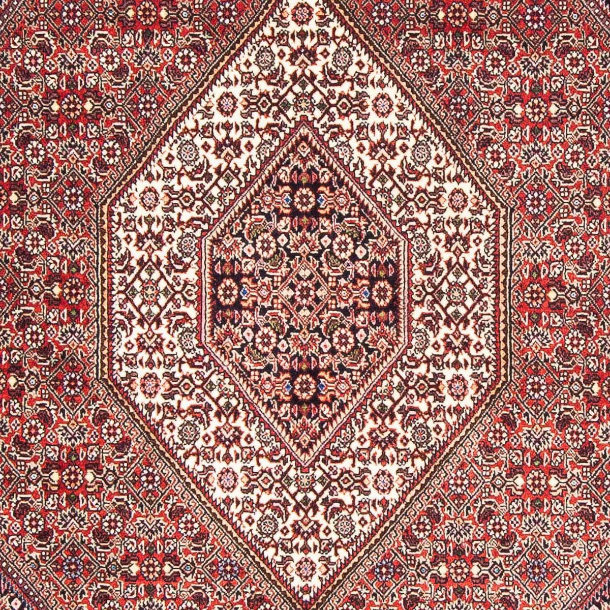 Tapis persan - Bidjar - 176 x 110 cm - rouge clair