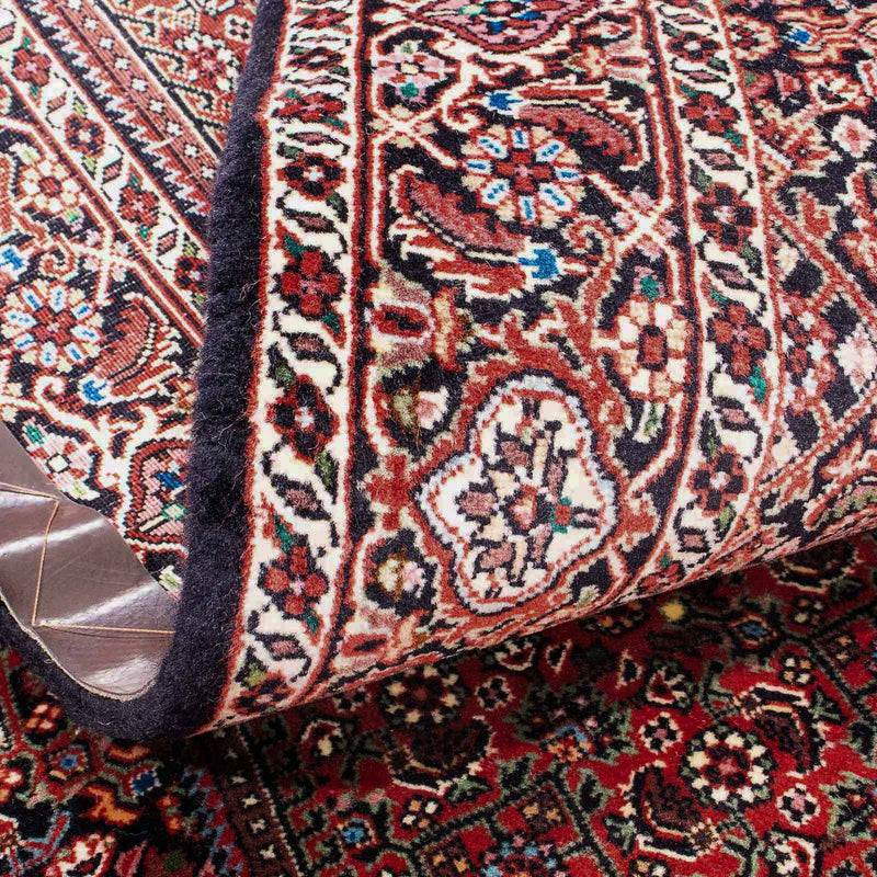 Tapis persan - Bidjar - 176 x 110 cm - rouge clair