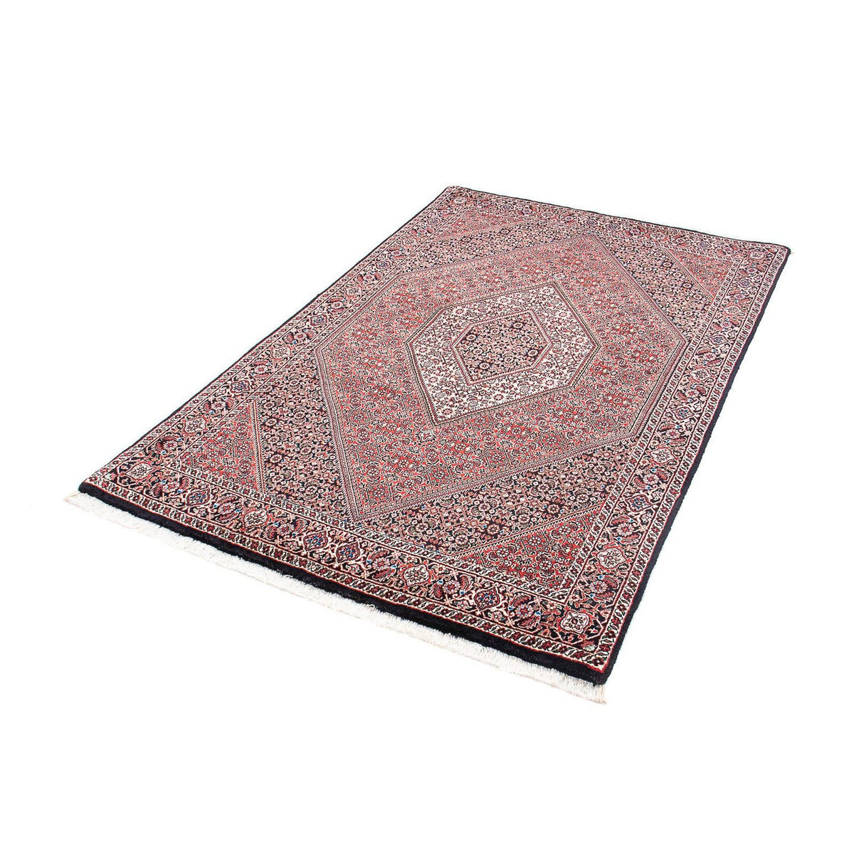 Tapis persan - Bidjar - 176 x 110 cm - rouge clair