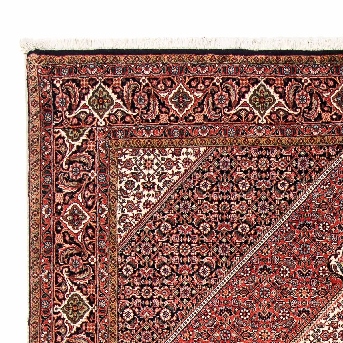 Tapis persan - Bidjar - 238 x 172 cm - rouge clair