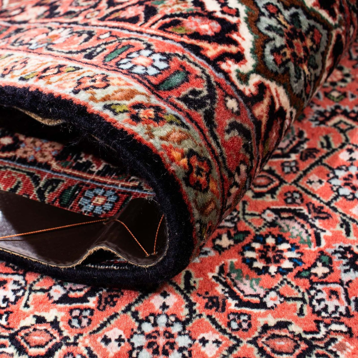 Tapis persan - Bidjar - 238 x 172 cm - rouge clair