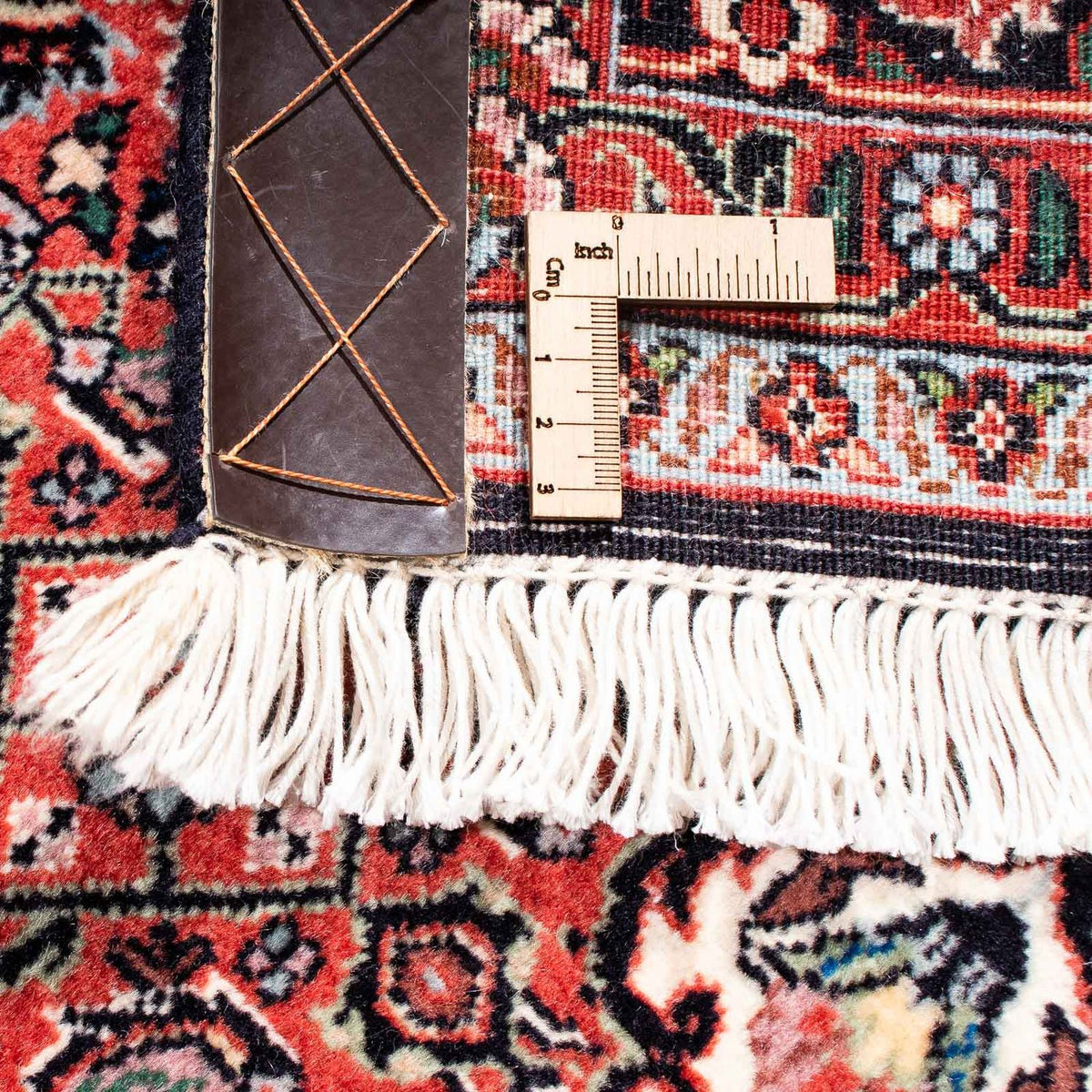 Tapis persan - Bidjar - 238 x 172 cm - rouge clair