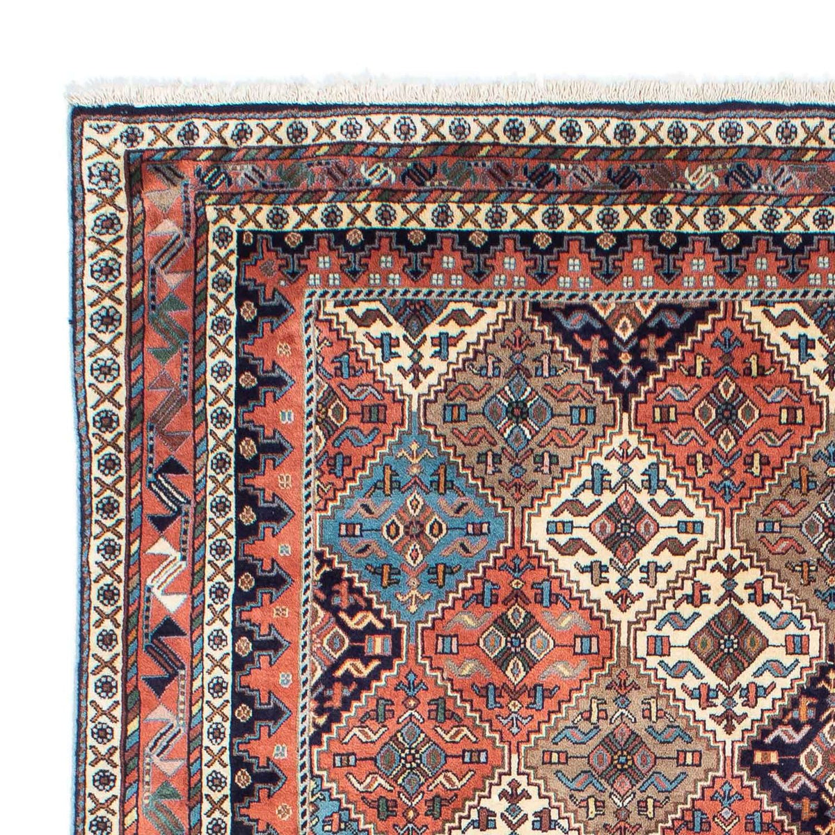 Tapis Gabbeh - Persan Kashkuli - 235 x 161 cm - multicolore