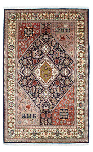 Tapis Gabbeh - Persan Kashkuli - 227 x 145 cm - bleu foncé