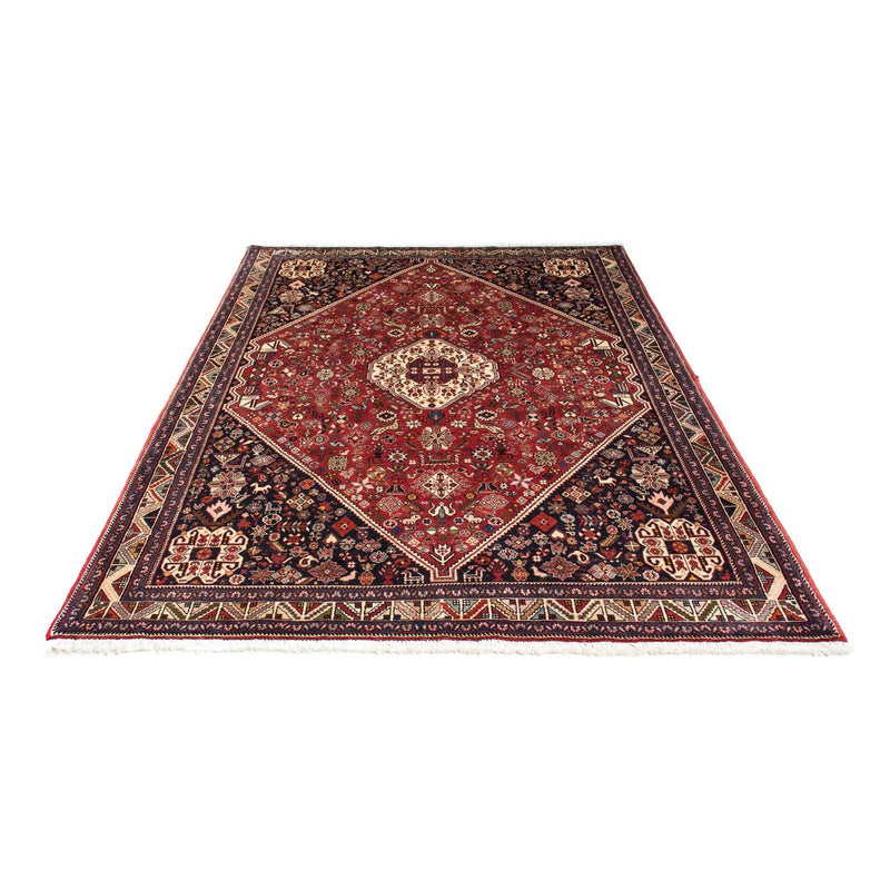 Tapis Gabbeh - Persan Kashkuli - 247 x 157 cm - rouge foncé