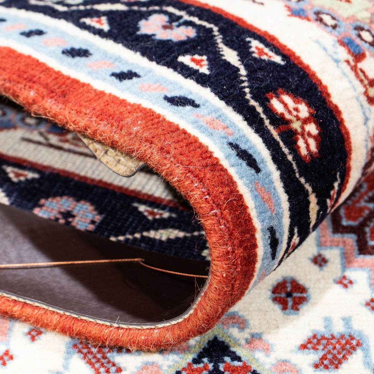 Tapis Gabbeh - Persan Kashkuli - 225 x 139 cm - rouge foncé