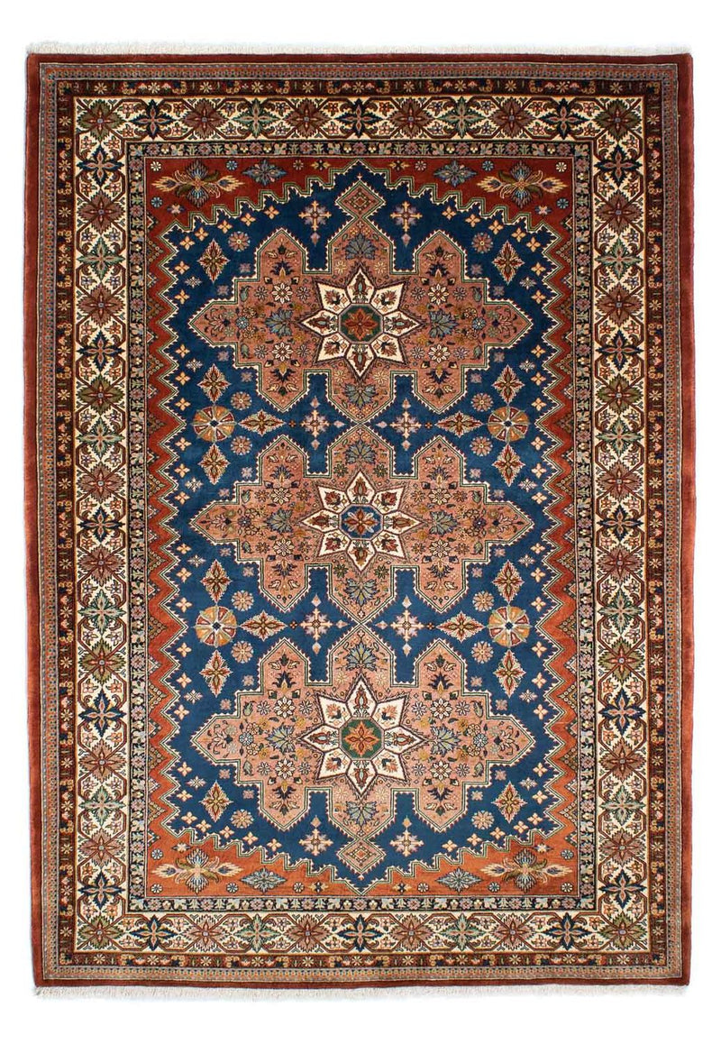 Tapis Gabbeh - Persan Kashkuli - 242 x 173 cm - rouge foncé