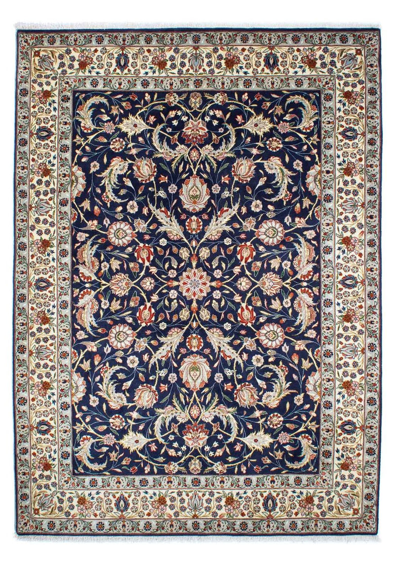 Tapis Gabbeh - Persan Kashkuli - 248 x 177 cm - bleu foncé