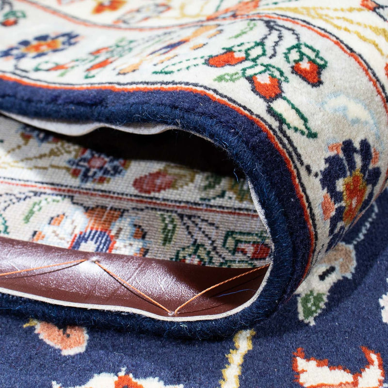 Tapis Gabbeh - Persan Kashkuli - 248 x 177 cm - bleu foncé