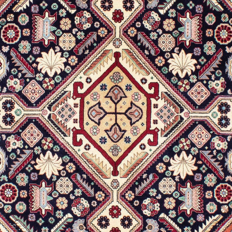 Tapis Gabbeh - Persan Kashkuli - 203 x 148 cm - bleu foncé