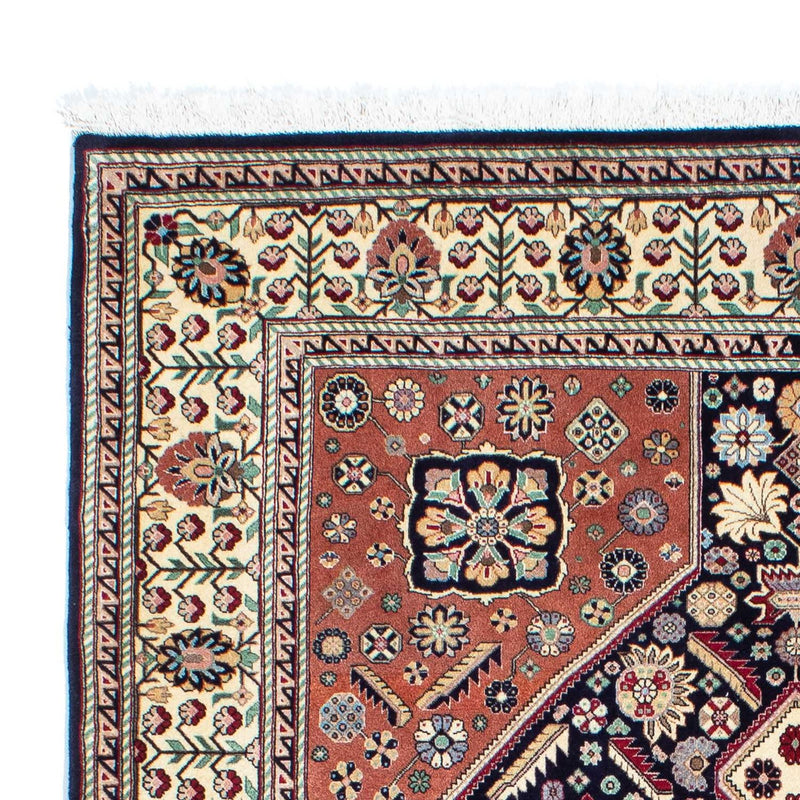 Tapis Gabbeh - Persan Kashkuli - 203 x 148 cm - bleu foncé