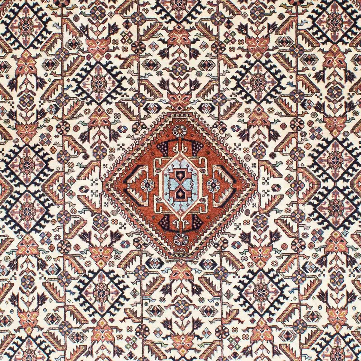 Tapis Gabbeh - Persan Kashkuli - 253 x 175 cm - marron