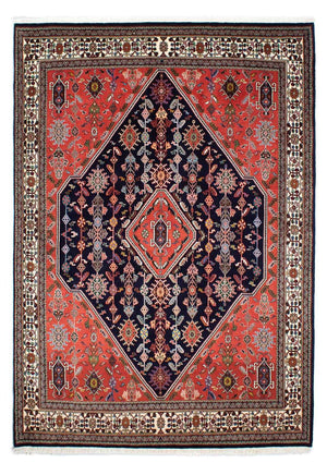 Tapis Gabbeh - Persan Kashkuli - 245 x 172 cm - bleu foncé