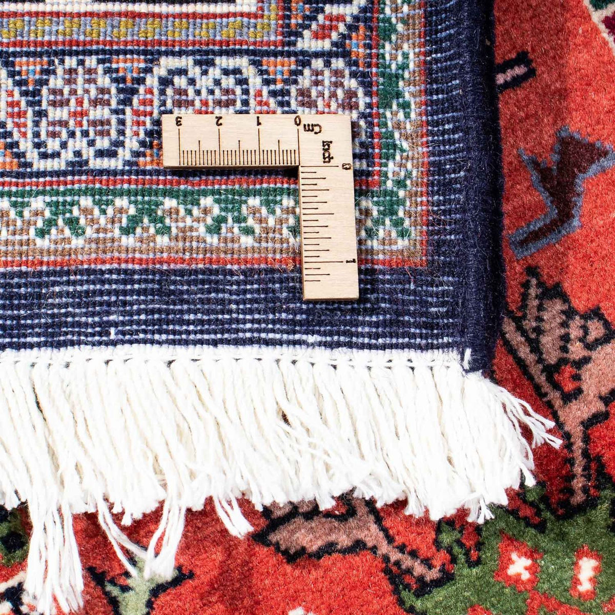 Tapis Gabbeh - Persan Kashkuli - 245 x 172 cm - bleu foncé