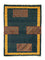 Tapis Gabbeh - Loribaft Persan - 143 x 102 cm - vert