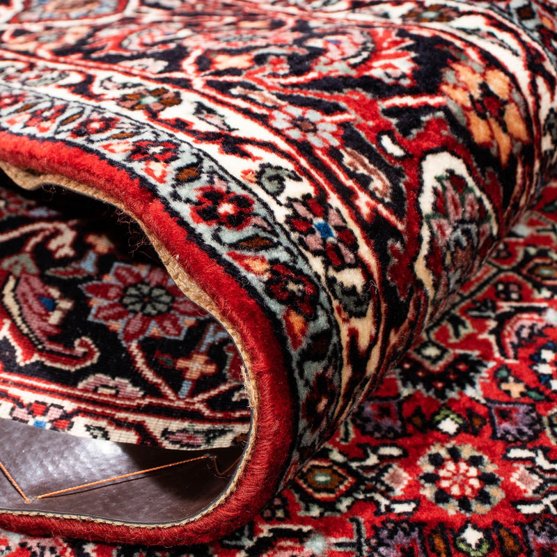 Tapis persan - Bidjar - 240 x 172 cm - rouge foncé