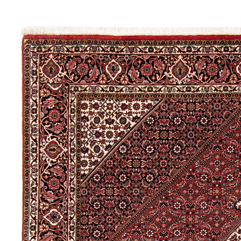 Tapis persan - Bidjar - 249 x 174 cm - rouge foncé