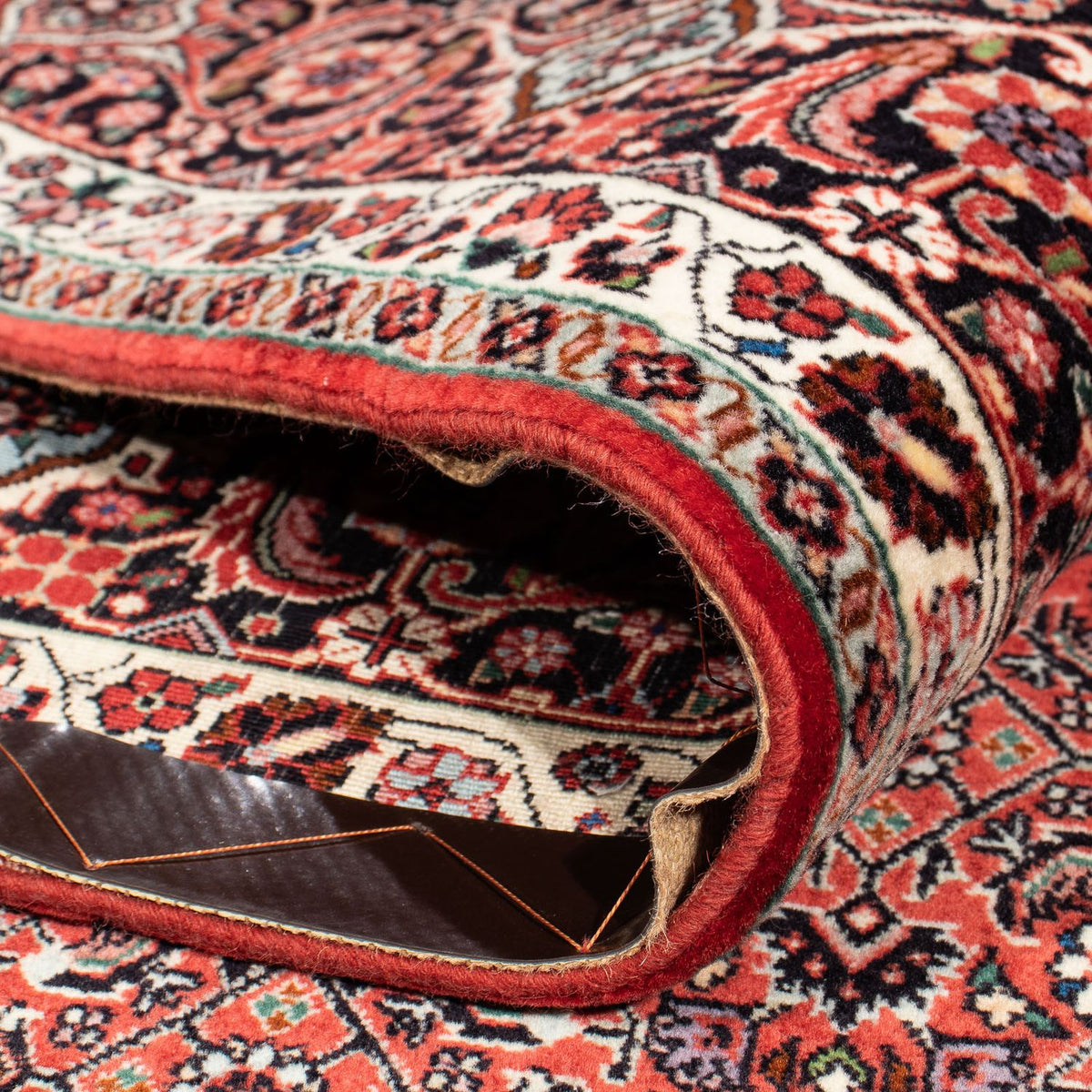 Tapis persan - Bidjar - 303 x 203 cm - rouge clair