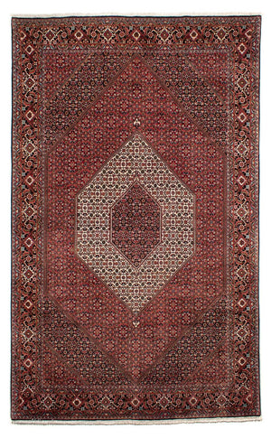 Tapis persan - Bidjar - 317 x 201 cm - rouge foncé