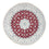 Tapis persan - Nain ronde  - 290 x 290 cm - rouge foncé