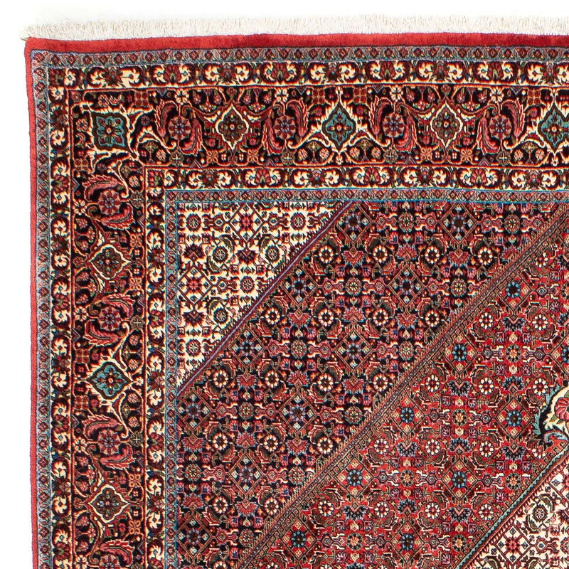 Tapis persan - Bidjar - 288 x 207 cm - rouge clair