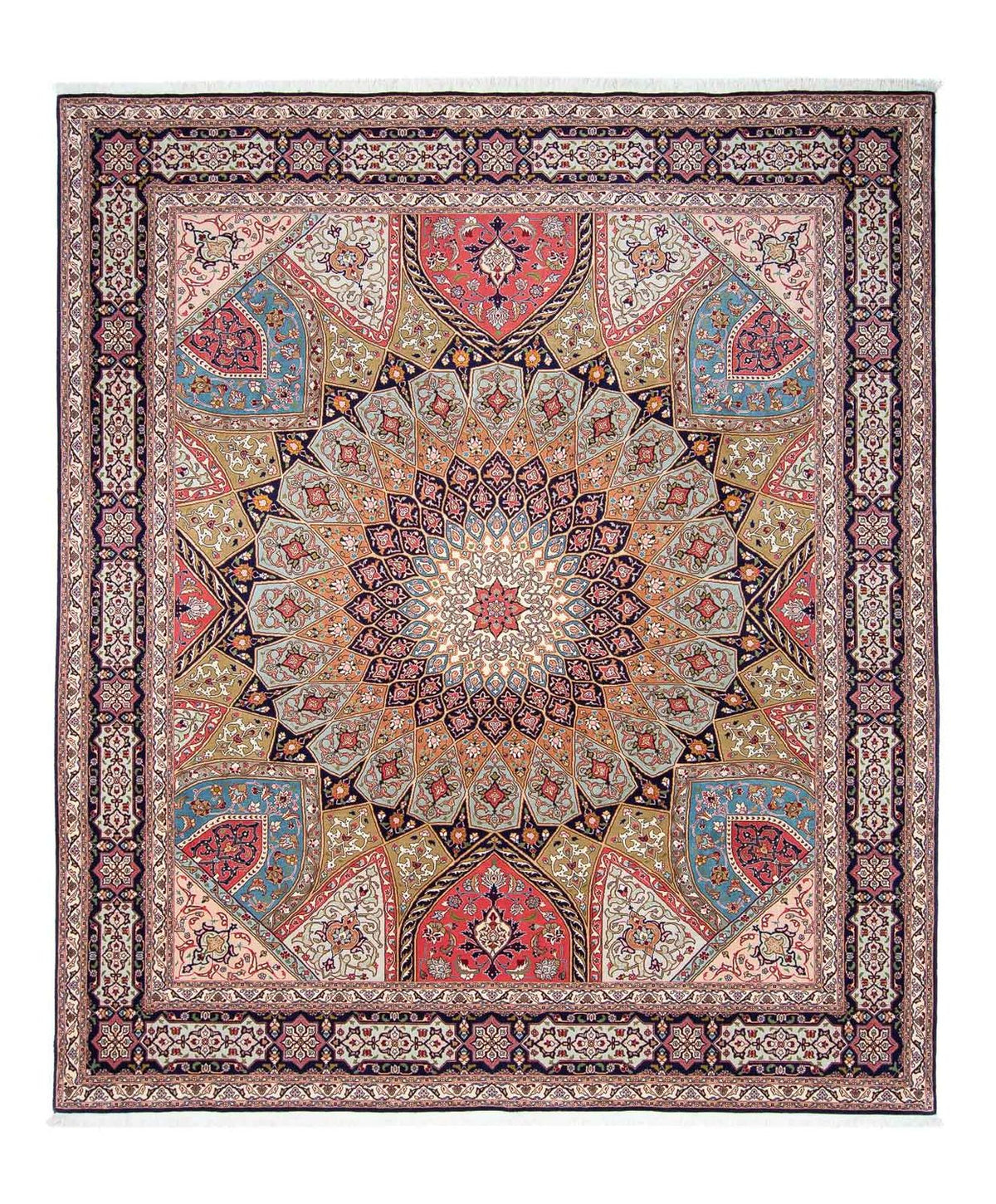 Tapis persan - Tabriz - Royal - 307 x 257 cm - multicolore