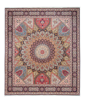 Tapis persan - Tabriz - Royal - 307 x 257 cm - multicolore