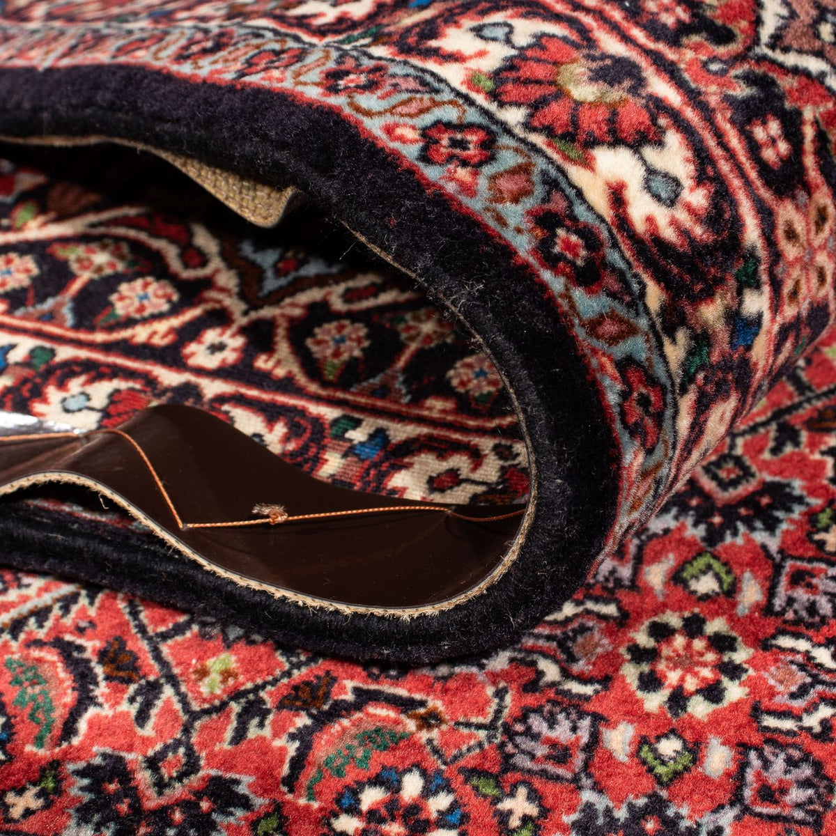 Tapis persan - Bidjar - 300 x 206 cm - rouge foncé