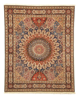 Tapis persan - Tabriz - Royal - 250 x 207 cm - marron clair