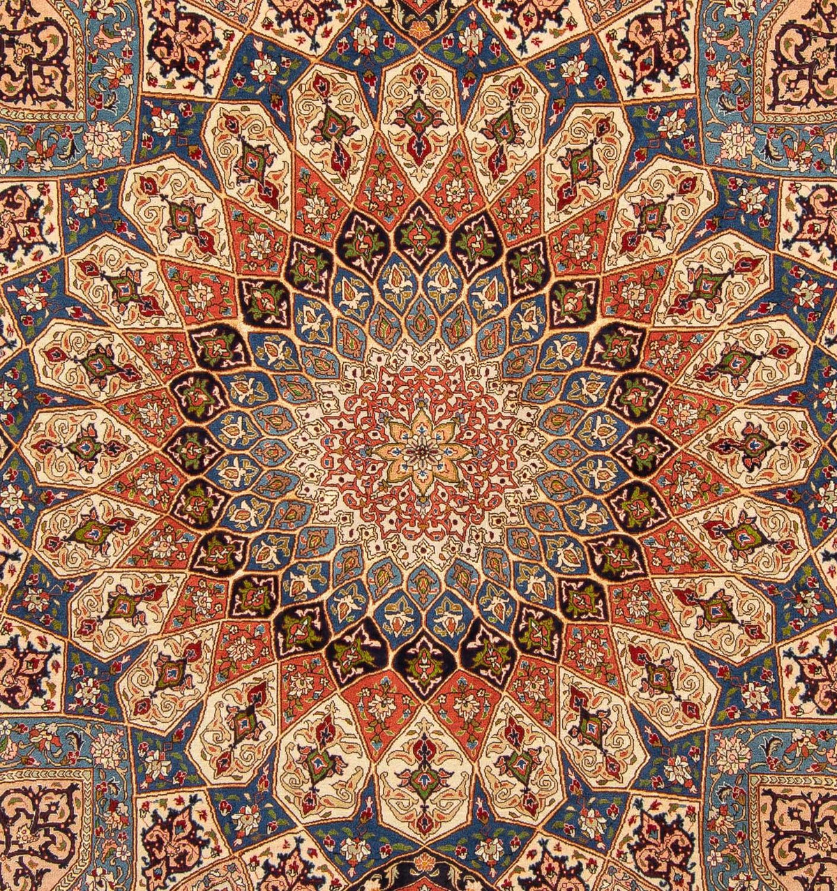 Tapis persan - Tabriz - Royal - 250 x 207 cm - marron clair