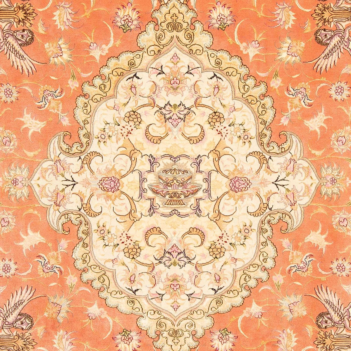 Tapis persan - Tabriz - Royal - 304 x 200 cm - beige