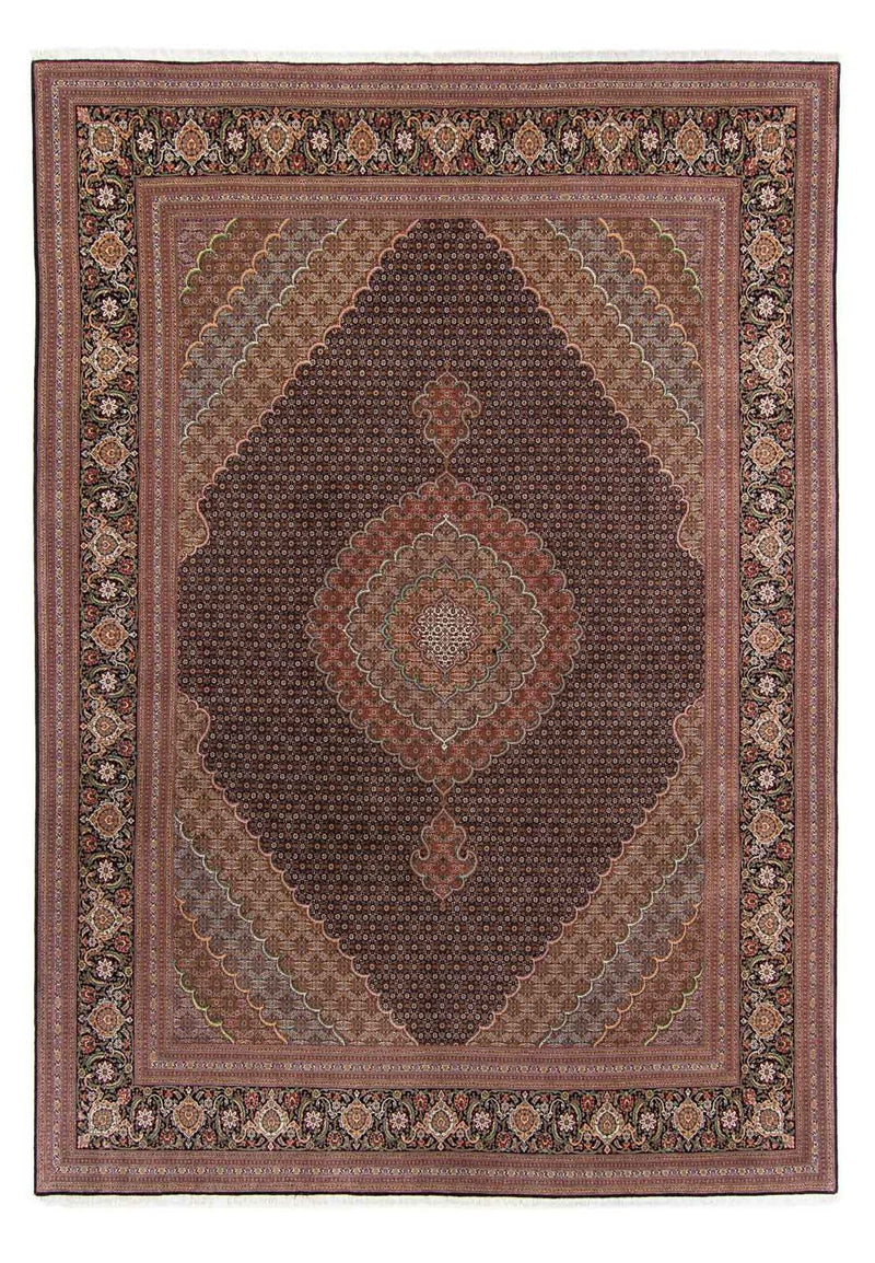 Tapis persan - Tabriz - 370 x 256 cm - marron
