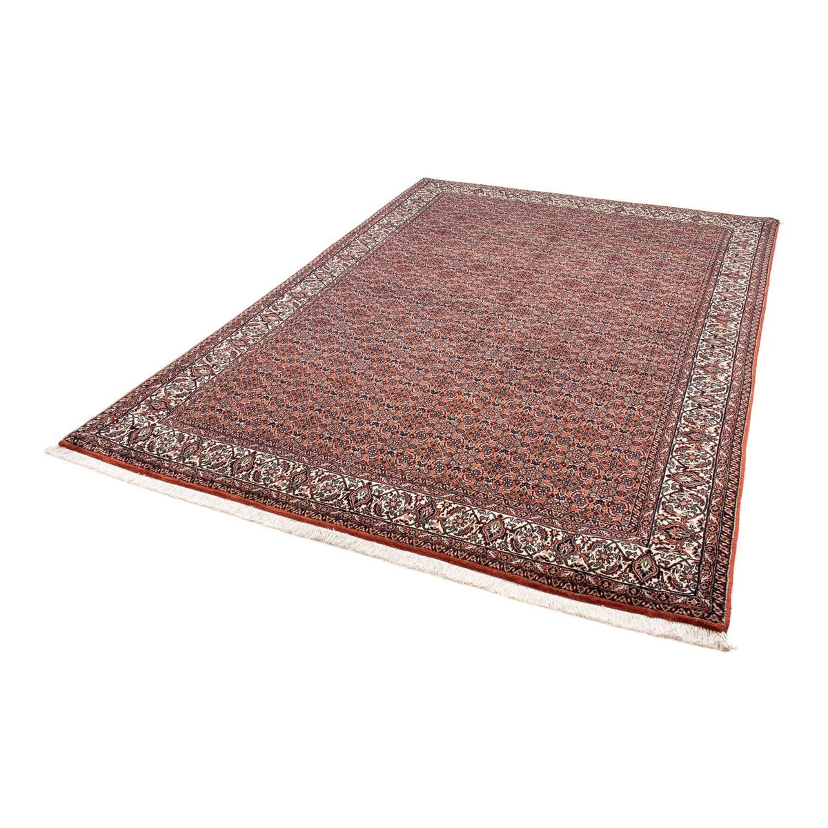 Tapis persan - Bidjar - 250 x 173 cm - rouge clair