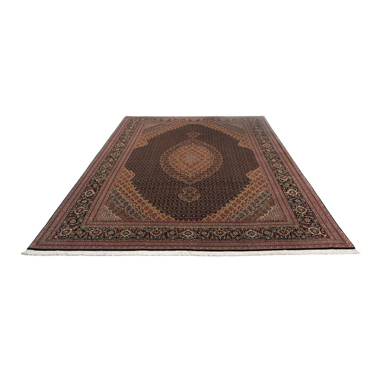 Tapis persan - Tabriz - 348 x 252 cm - marron