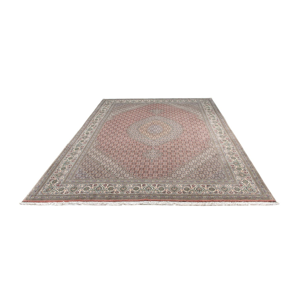 Tapis persan - Tabriz - 292 x 200 cm - rouge clair