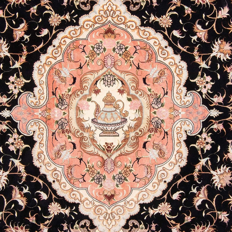 Tapis persan - Tabriz - Royal - 350 x 250 cm - bleu foncé