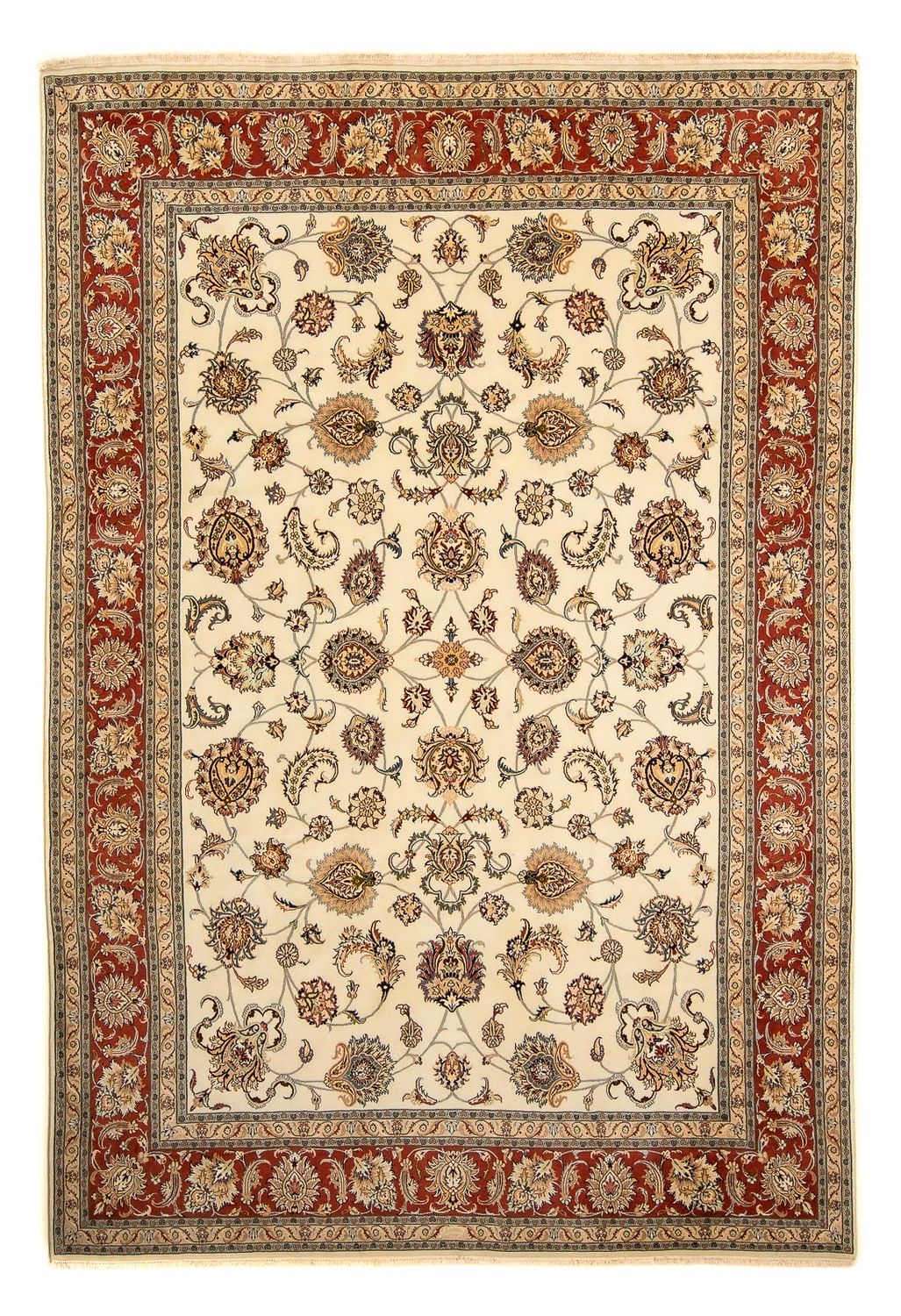 Tapis persan - Tabriz - Royal - 363 x 245 cm - beige