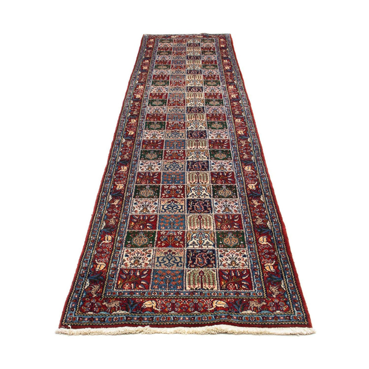 Tapis de couloir Tapis persan - Classique - 395 x 81 cm - rouge