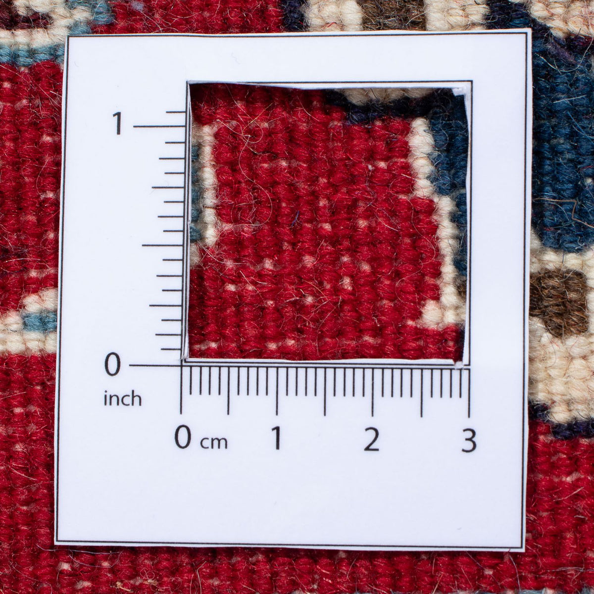 Tapis persan - Nain - 133 x 89 cm - rouge foncé