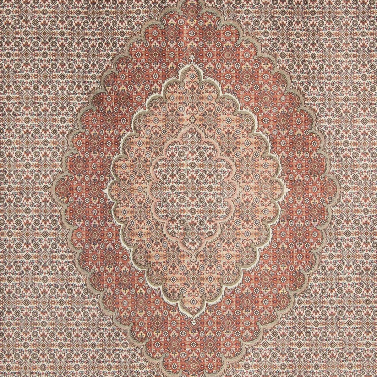 Tapis persan - Tabriz - 305 x 198 cm - marron