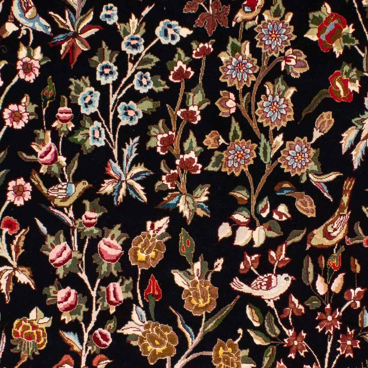 Tapis persan - Tabriz - Royal - 268 x 175 cm - bleu foncé
